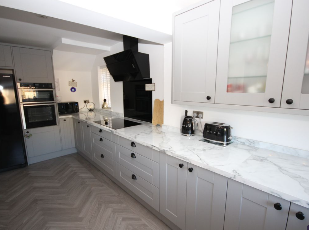 Kitchen redesign after renovation